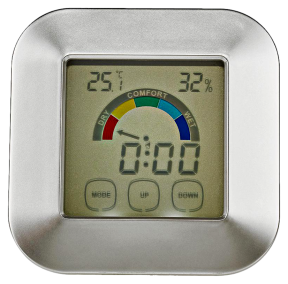 Digitalt Termometer / Hygrometer med Touch Skærm