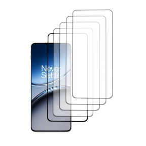 5 stk OnePlus Nord 4 3D Beskyttelsesglas - Sort