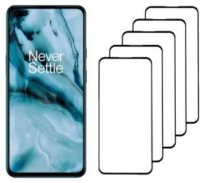 5 Stk. 3D Skærmbeskyttelse / Hærdet Beskyttelsesglas til OnePlus Nord