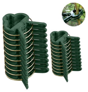20 Stk. Planteklemmesæt / Planteclips til Opbinding af Planter & Blomster