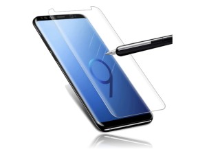 Buet Skærmbeskyttelse / Hærdet Beskyttelsesglas til Samsung Galaxy S9-Gennemsigtig