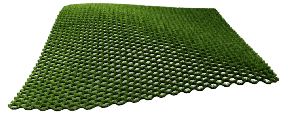 Hybridgræs til Robotplæneklipper - 200 x 200 cm