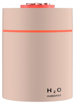 Mini H2O Luftfugter m. LED Lys-Pink