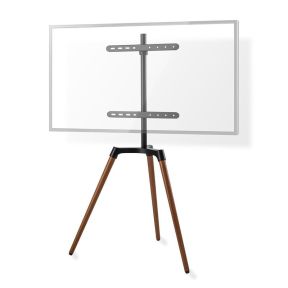 Drejbar TV Gulvstander i Træ til Samsung / LG TV (50” - 60”) - Sort