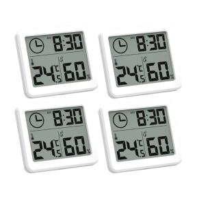 4 stk Indendørs Hygrometer og Temperaturmåler
