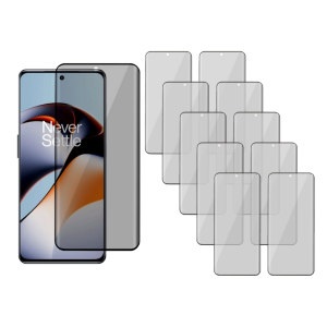 10 stk Privacy Glas / Beskyttelsesglas / Skærmbeskyttelse til OnePlus 12R 5G