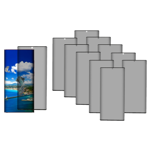 10 Stk Beskyttelsesglas / Skærmbeskyttelse / Privacy Glas til Samsung Galaxy S23 Ultra