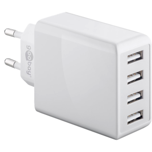 USB Oplader med 4 Porte