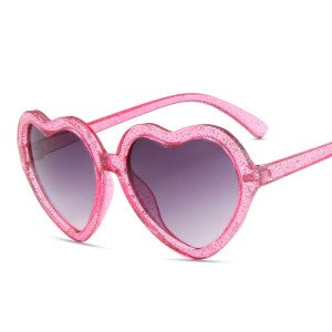 Hjertesolbriller til Børn-Pink