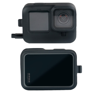 Sort Silikone Beskyttelseshus til GoPro Hero 9 / 10 / 11 / 12 / 13 Black