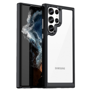 Canti Gennemsigtigt Silikone Cover til Samsung Galaxy S23 Ultra