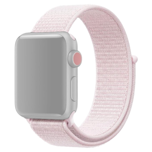 Suwon Velcro Rem til Apple Watch 8 / 9 45mm - Rosa