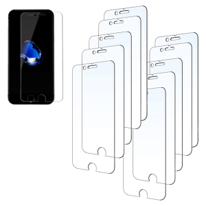 10 Stk. Skærmbeskyttelse / Hærdet beskyttelsesglas til iPhone 7 / 8