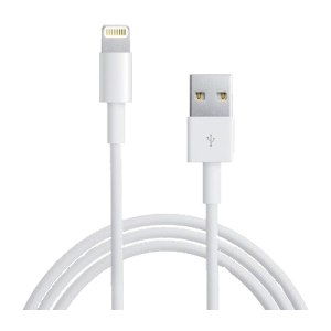 Kabel til iPhone 5 / 5S / 5C / 6 / 6 Plus / SE / 7 / 7 Plus - 1 meter