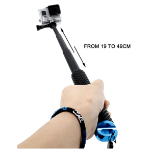 Håndholdt GoPro Shorty Pole med Teleskopstang