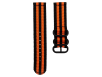 Orange / Sort - striber 