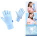 Ice Silk Halvfingerhandsker til Cykling - UV-beskyttelse - Blå / M