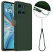 MagSafe Silikone Cover m. Håndrem til Motorola Moto G75 5G - Mørkegrøn