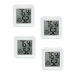 4 stk Trådløs Mini Indendørs Digitalt Termometer / Hygrometer med App