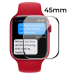 3D Curved Skærmbeskyttelse / Hærdet Beskyttelsesglas til Apple Watch 7 / 8 / 9 -45 mm
