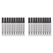 20 Stk (2x 10-Pak) Whiteboard Tuscher i Sort