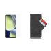 Pakke m. Beskyttelsesglas / Skærmbeskyttelse / Glas til OnePlus Nord CE 3 Lite 5G & Kortholder Flip Cover til OnePlus Nord CE 3 Lite 5G