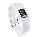 Silikonerem til Garmin Vivofit 4 - Hvid