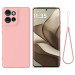 Motorola Edge 50 Neo Silikone Cover med Håndrem - Pink