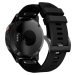 Adley Silikone Rem til Garmin Fenix 7 / 7 Pro / 7 Solar - Sort