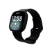 Silikone Rem til Fitbit Versa 3 / 4 / Sense / Sense 2- Str. S-Sort