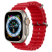 Haw Silikone Rem til Apple Watch 42 / 44 / 45 / 49mm-Rød