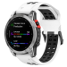 Cavum Silikone Rem til Garmin Fenix 7 / 7 Pro / 7 Solar - Hvid