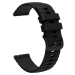 Silikone Rem til Sport 18 mm - Sort