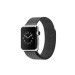 Sort mesh urlænke i rustfrit stål til Apple Watch 42 / 44 / 45mm