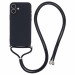 iPhone 16 Silikone Cover med Aftagelig Snor