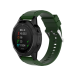 Silicone rem til Garmin Fenix 7X / 7X Pro / 7X Solar - Mørkegrøn