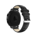 Croco Læder Rem til Garmin Vivomove 3 / Style / Luxe - Sort