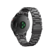 Bolzano rem i rustfrit stål til Garmin Fenix 7 / 7 Pro / 7 Solar - Sort