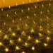 LED net lyskæde – 6x4 meter – 880 lys – varm hvid – IP65 – med 8 lysfunktioner – EU stik