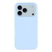 Soft Matte iPhone 17 Pro Silikone cover med Blød Inderside - Lyseblå