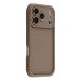iPhone 17 Pro Silikone Cover med Kamerabeskyttelse - Brun