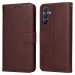 Samsung Galaxy A16 / A17 / A26 Flip Cover med Kortholder og Stativfunktion - Brun