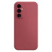 Samsung Galaxy S25 Silikone Cover - Mørkerød