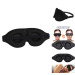 Sovebrille / Sovemaske – Ergonomisk 3D Design & Justerbar Rem inkl. ørepropper