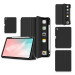 iPad Air 11” M2 (2024) / (2025) Etui med Penholder - Tri-fold & Kunstlæder, Sort