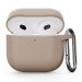 Beskyttelsesetui til AirPods 4 - Silikone & Krog - Sand Pink