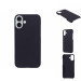 iPhone 16 Tyndt Mat Cover - Sort