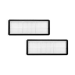 2 stk. Støvsugerfilter til Roborock Qrevo Edge / Curv - Effektivt og Holdbart
