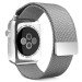 Sølv mesh urlænke i rustfrit stål til Apple Watch 42 / 44 / 45mm