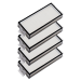 4 stk HEPA Filter til Roborock Q5 Pro / Pro Plus